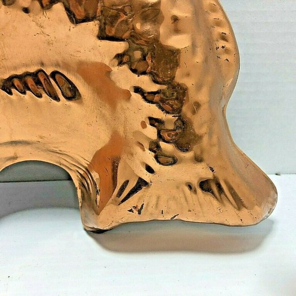 Copper Mold Flying Fish Curved Fish  Made In Korea  Wall Hanging Decor Vintage - Picture 2 of 11